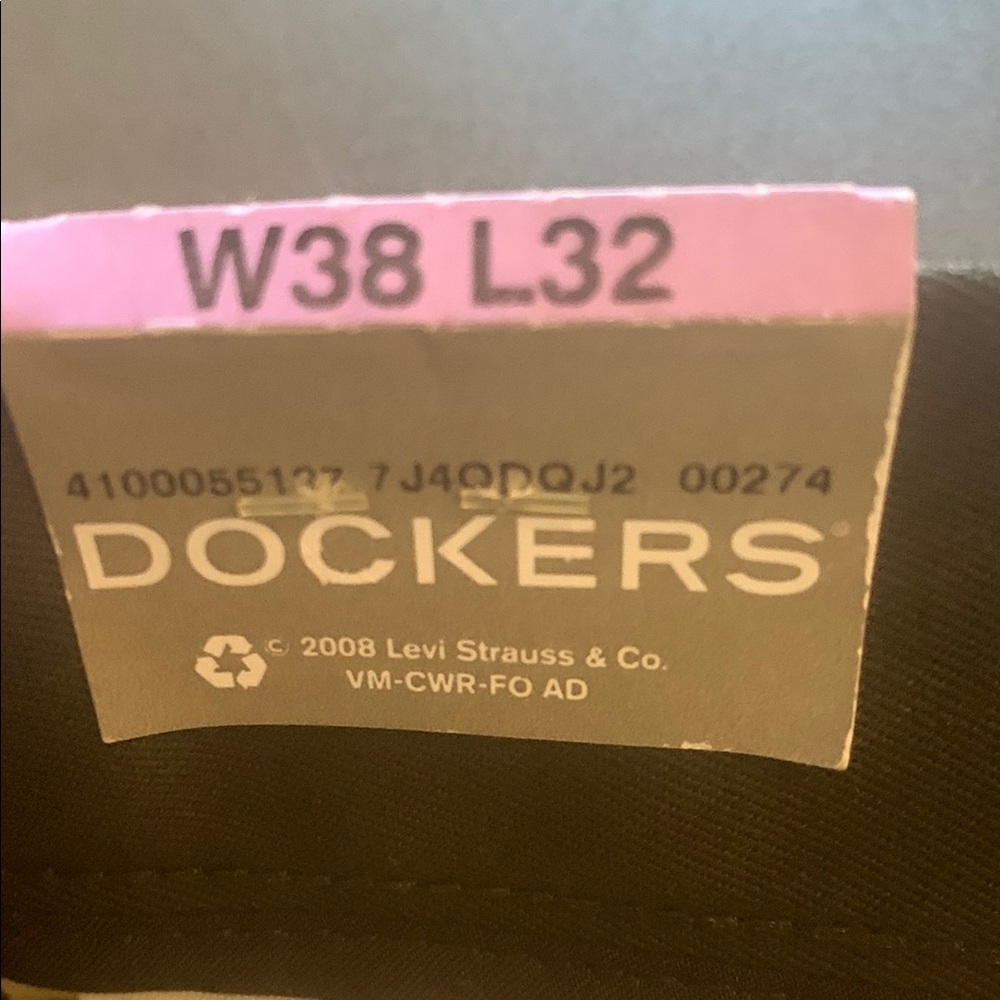 Dockers Gray Dress Pants Smooth Fabric - Picture 5 of 6